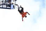 #TeamOrange bungee jump for Syria
